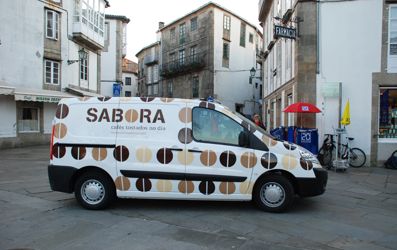 Fugoneta de Sabora en Santiago de Compostela