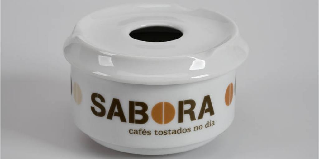 Cinceiros de auga de Cafés Sabora